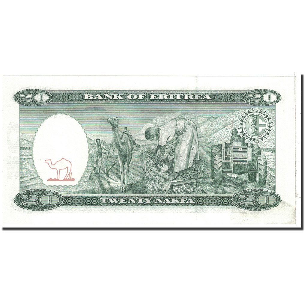 Banknote, Eritrea, 20 Nakfa, 1997, 1997-05-24, KM:4, UNC(65-70)