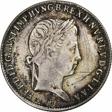 Hungary, Ferdinand V, 10 Krajczar, 1843, Budapest, Silver, EF(40-45), KM:421