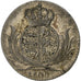 German States, WURTTEMBERG, Friedrich I, 6 Kreuzer, 1808, Silver, VF(30-35)