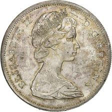 Canada, Elizabeth II, Dollar, 1965, Royal Canadian Mint, Silver, VF(30-35)