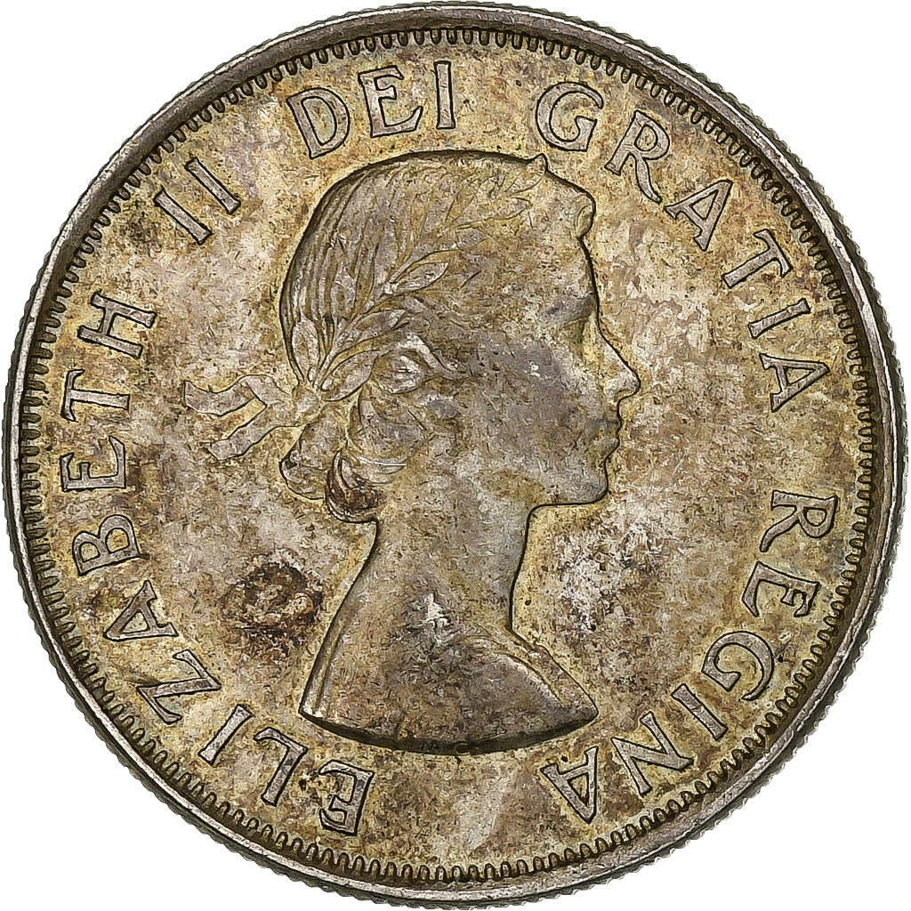 Canada, Elizabeth II, 50 Cents, 1962, Ottawa, Silver, VF(30-35), KM:56