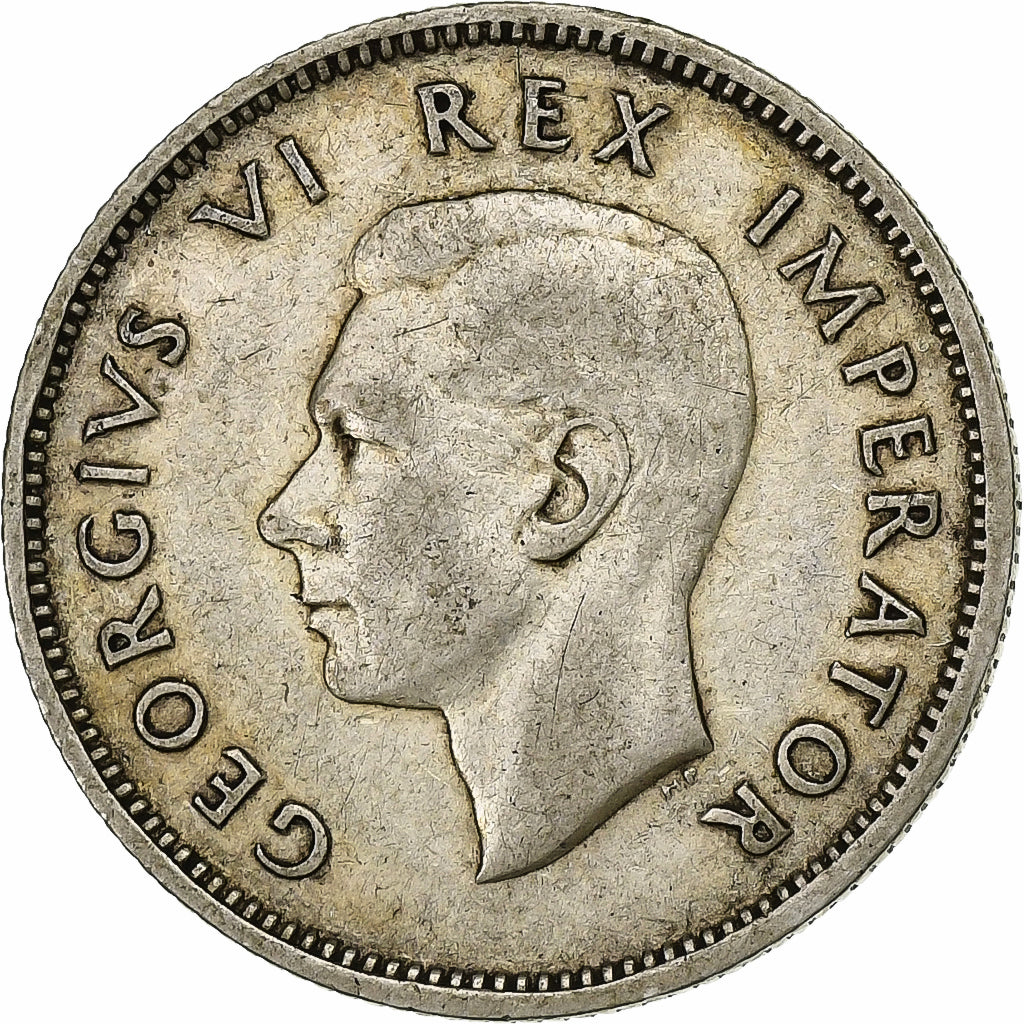 South Africa, George VI, Shilling, 1940, Pretoria, Silver, VF(30-35), KM:28