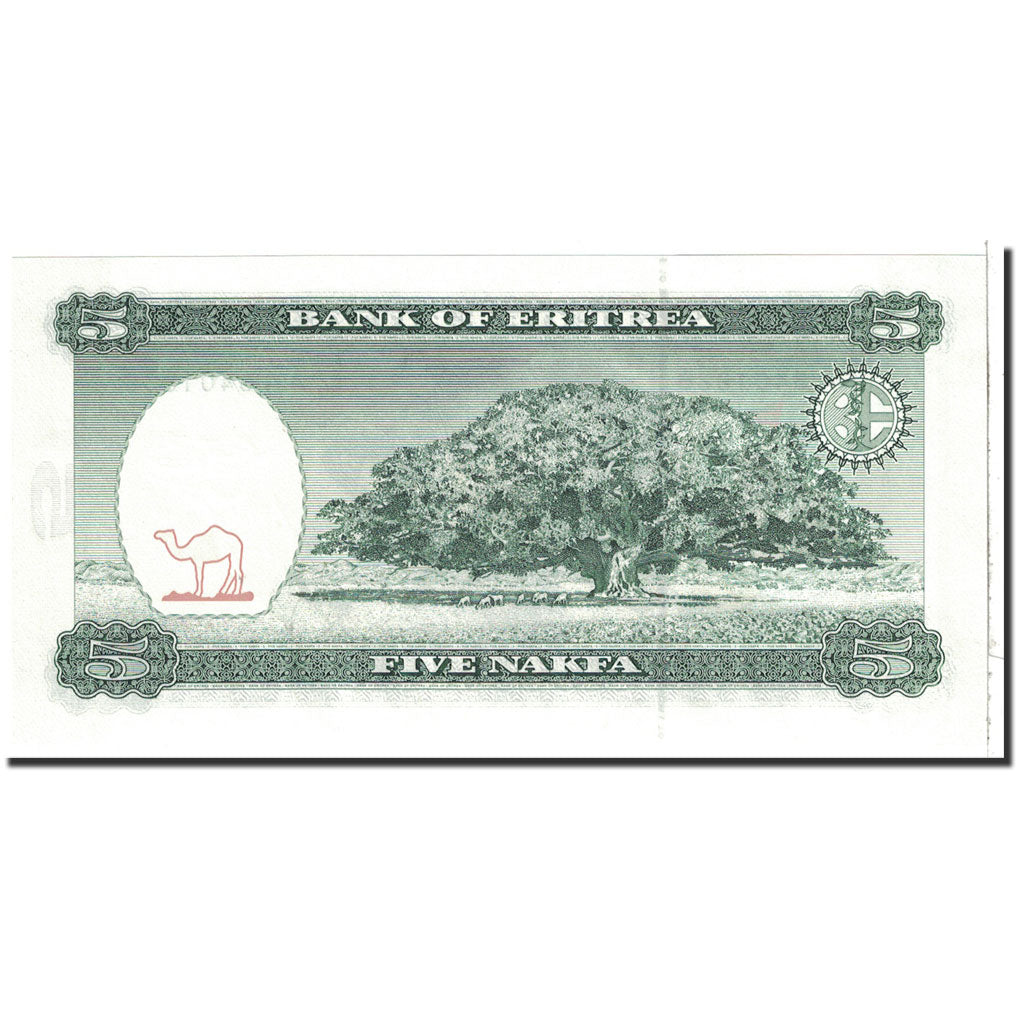 Banknote, Eritrea, 5 Nakfa, 1997, 1997-05-24, KM:2, UNC(65-70)