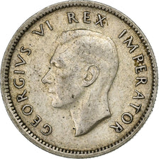 South Africa, George VI, 6 Pence, 1944, Pretoria, Silver, VF(30-35), KM:27