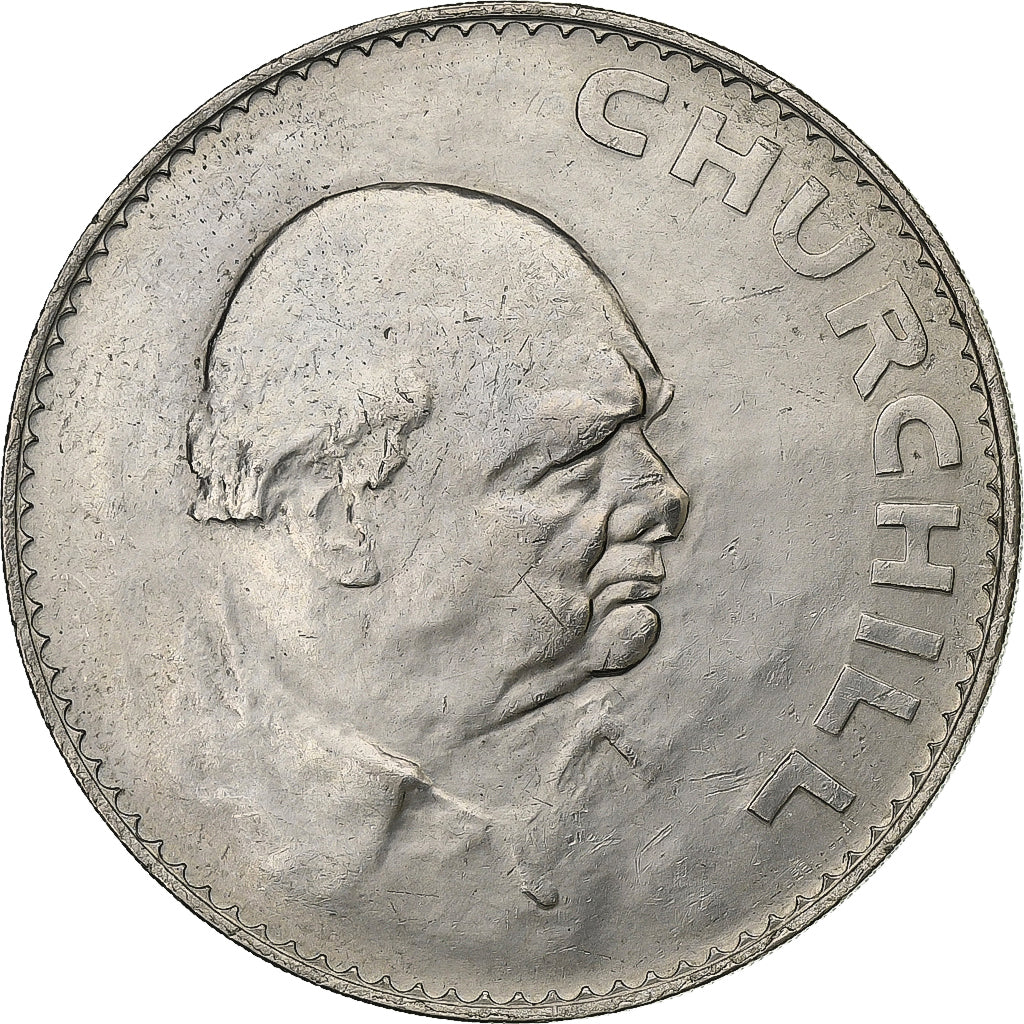 Grã-Bretanha, Elizabeth II, Crown, 1965, Cobre-níquel, AU(50-53), KM:910