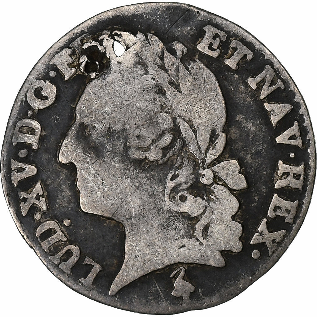 Frankreich, Louis XV, 6 Sols, 1/20 ECU, 1/20 Écu à la vieille tête (6 sols)