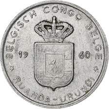 Belgian Congo, RUANDA-URUNDI, Franc, 1960, Aluminum, VF(20-25), KM:4