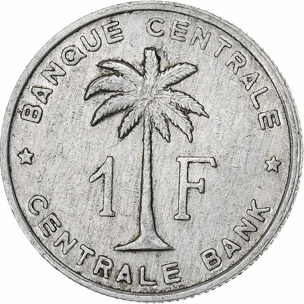 Belgian Congo, RUANDA-URUNDI, Franc, 1960, Aluminum, VF(20-25), KM:4
