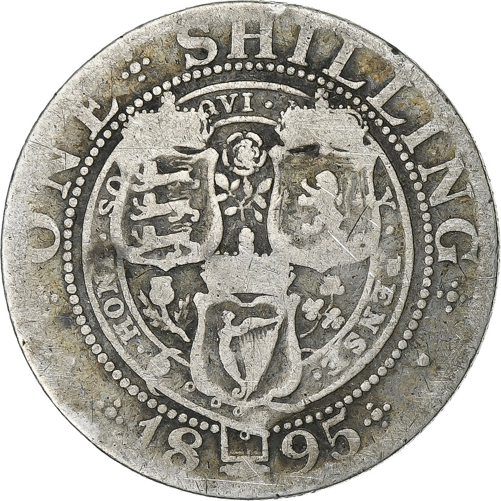 Great Britain, Victoria, Shilling, 1895, Silver, VF(20-25), KM:780