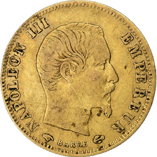 Frankreich, Napoleon III, 5 Francs, Napoléon III, 1856, Paris, Gold, S+