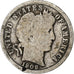Estados Unidos da América, Dime, Barber Dime, 1909, Philadelphia, Prata