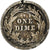 Stati Uniti, Dime, Barber Dime, 1909, Philadelphia, Argento, MB, KM:113