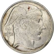 Belgium, 20 Francs, 20 Frank, 1850, Brussels, Silver, VF(30-35), KM:140.1