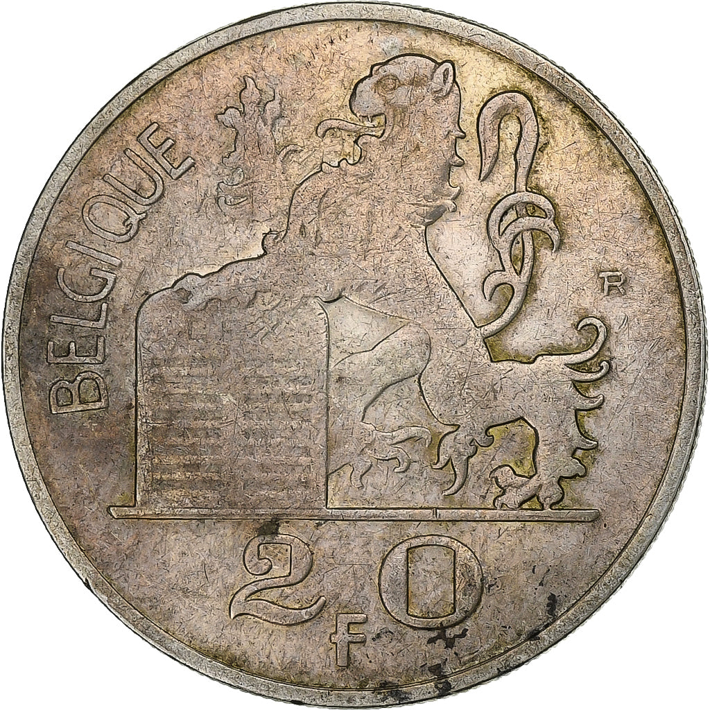 Belgique, 20 Francs, 20 Frank, 1850, Bruxelles, Argent, TB+, KM:140.1