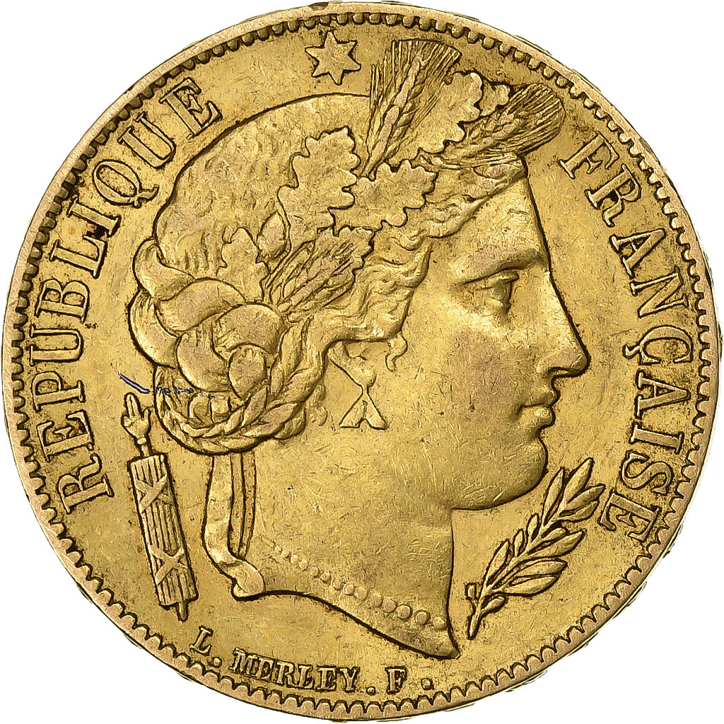 France, 20 Francs, Cérès, 1851, Paris, Or, TTB+, KM:762
