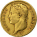 França, 40 Francs, Napoléon I, 1811, Paris, Dourado, EF(40-45), KM:696.1