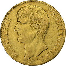 Francja, 40 Francs, Napoléon I, An 12 (1804), Paris, Złoto, EF(40-45), KM:652