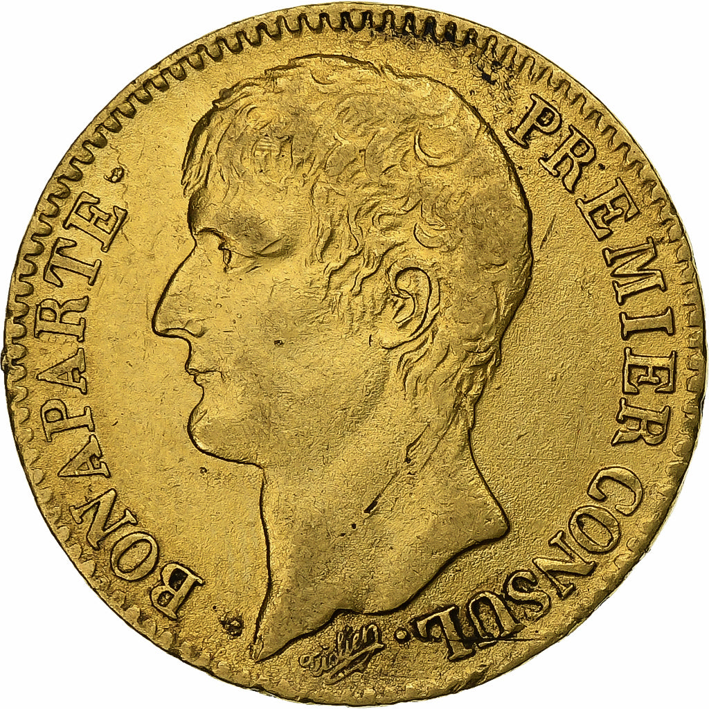 France, 40 Francs, Napoléon I, An 12 (1804), Paris, Or, TTB, KM:652