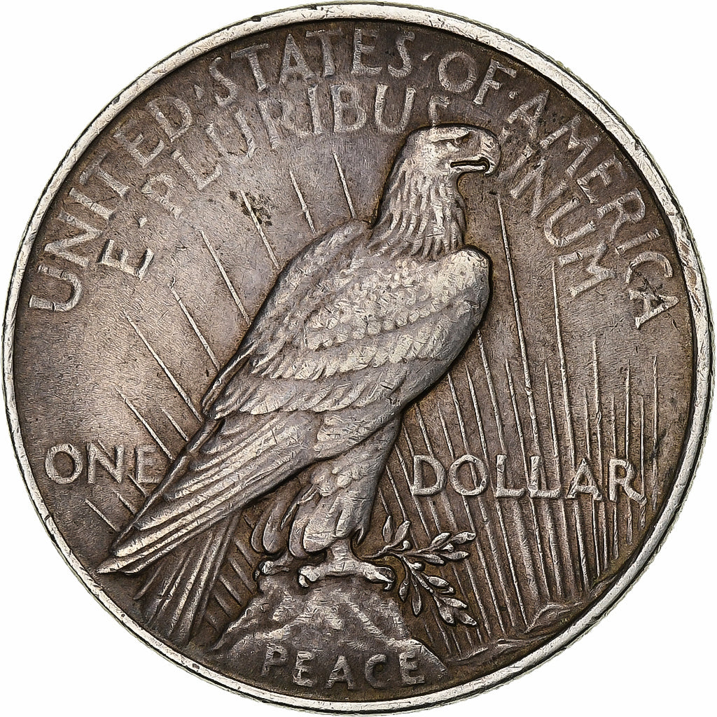 United States, Dollar, Peace Dollar, 1922, Philadelphia, Silver, EF(40-45)