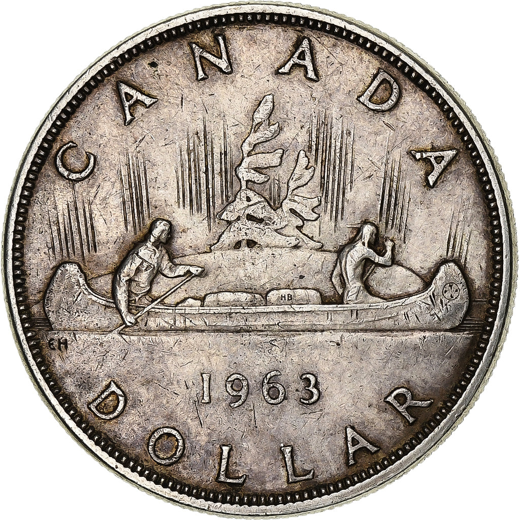 Kanada, Elizabeth II, Dollar, 1963, Ottawa, Silber, SS, KM:54