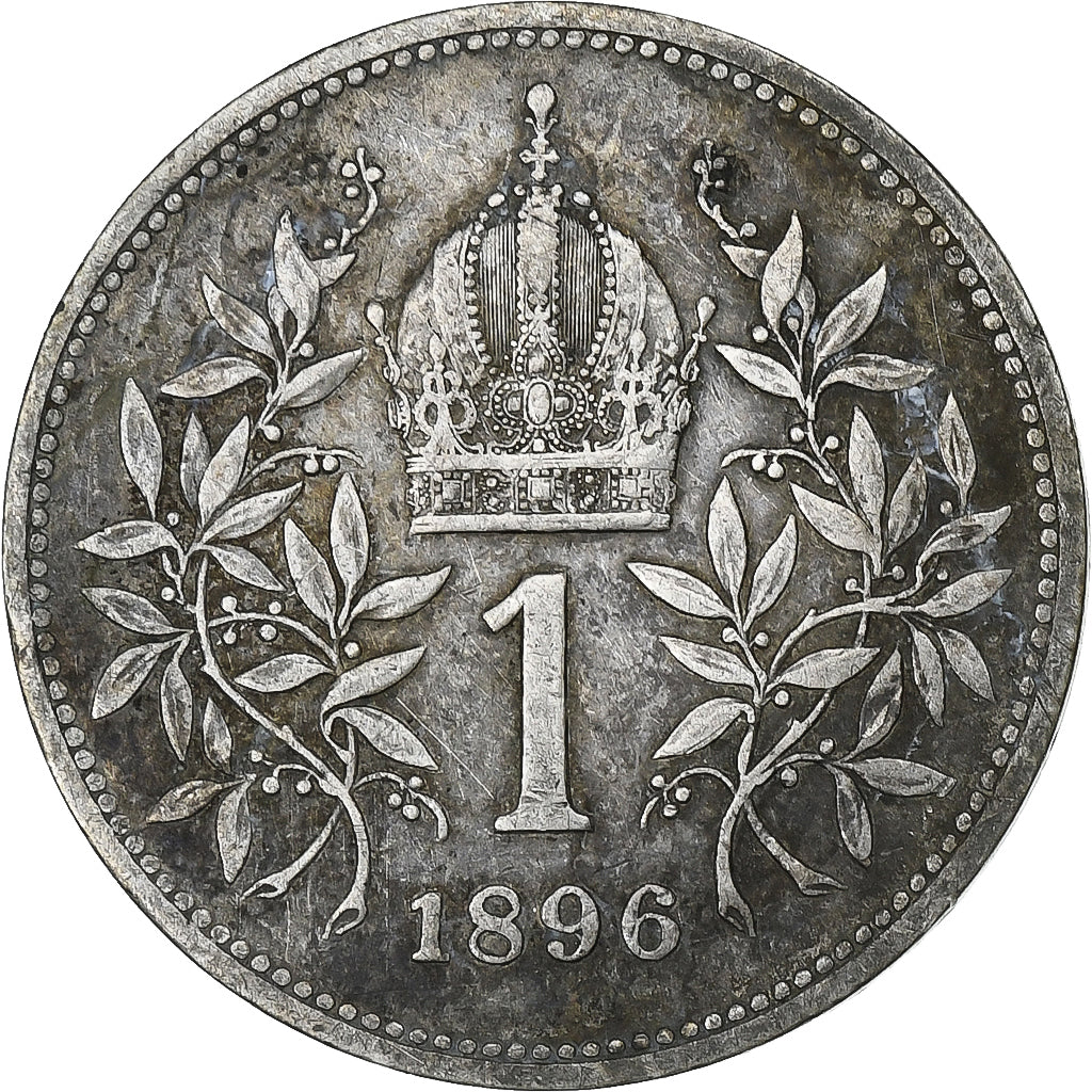 Austria, Franz Joseph I, Corona, 1896, Vienna, Silver, VF(30-35), KM:2804