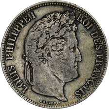 Francia, 5 Francs, Louis-Philippe, 1834, Limoges, Argento, MB, KM:749.6