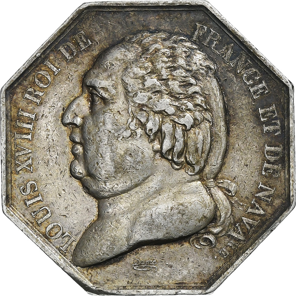 Francia, ficha, Louis XVIII, Chambre des avoués du Tribunal de Ière Instance