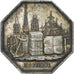 France, Token, Comptoir d'Escompte de Rouen, 1854, Silver, Hamel, AU(55-58)