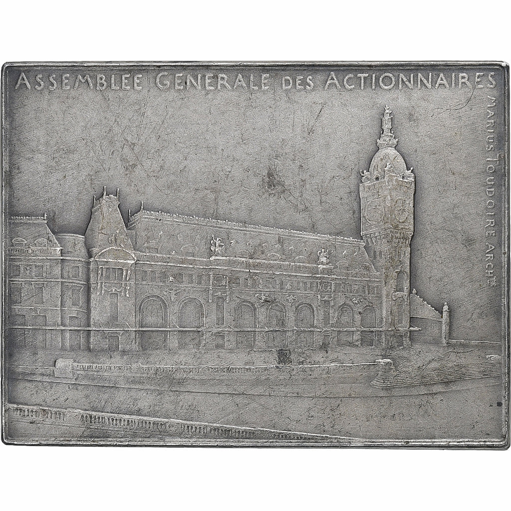 France, Medal, Assemblée Générale du Paris-Lyon-Méditerranée, Silver, Roty