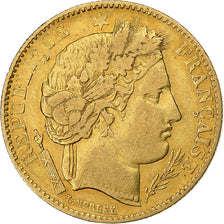 France, 10 Francs, Cérès, 1850, Paris, Gold, VF(30-35), KM:770