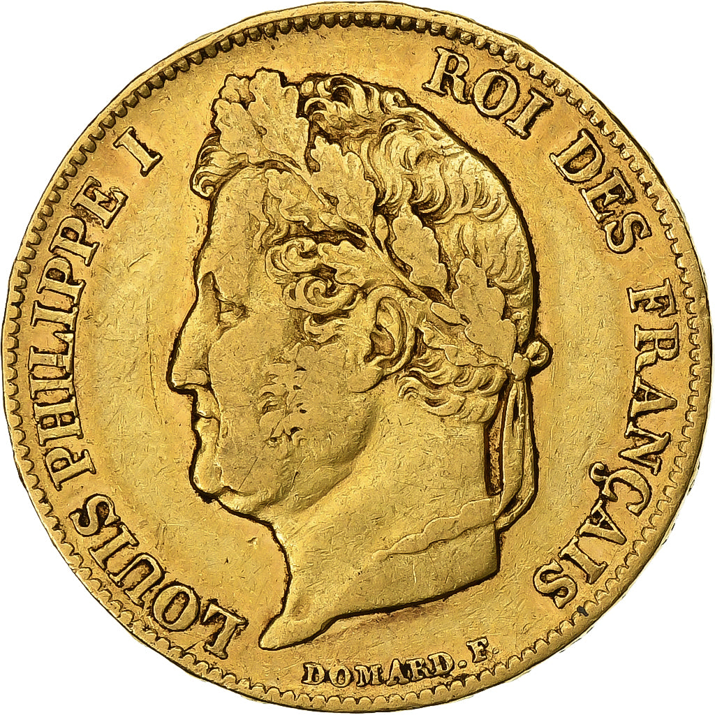 France, 20 Francs, Louis-Philippe, 1840, Paris, Or, TTB, KM:750.1