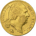 Francia, Louis XVIII, 20 Francs, Louis XVIII, 1819, Paris, Oro, BB, KM:712.1