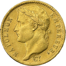 France, 20 Francs, Napoléon I, 1811, Paris, Gold, EF(40-45), KM:695.1