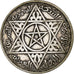 Marrocos, Mohammed V, 200 Francs, 1953, Paris, Prata, EF(40-45), KM:53