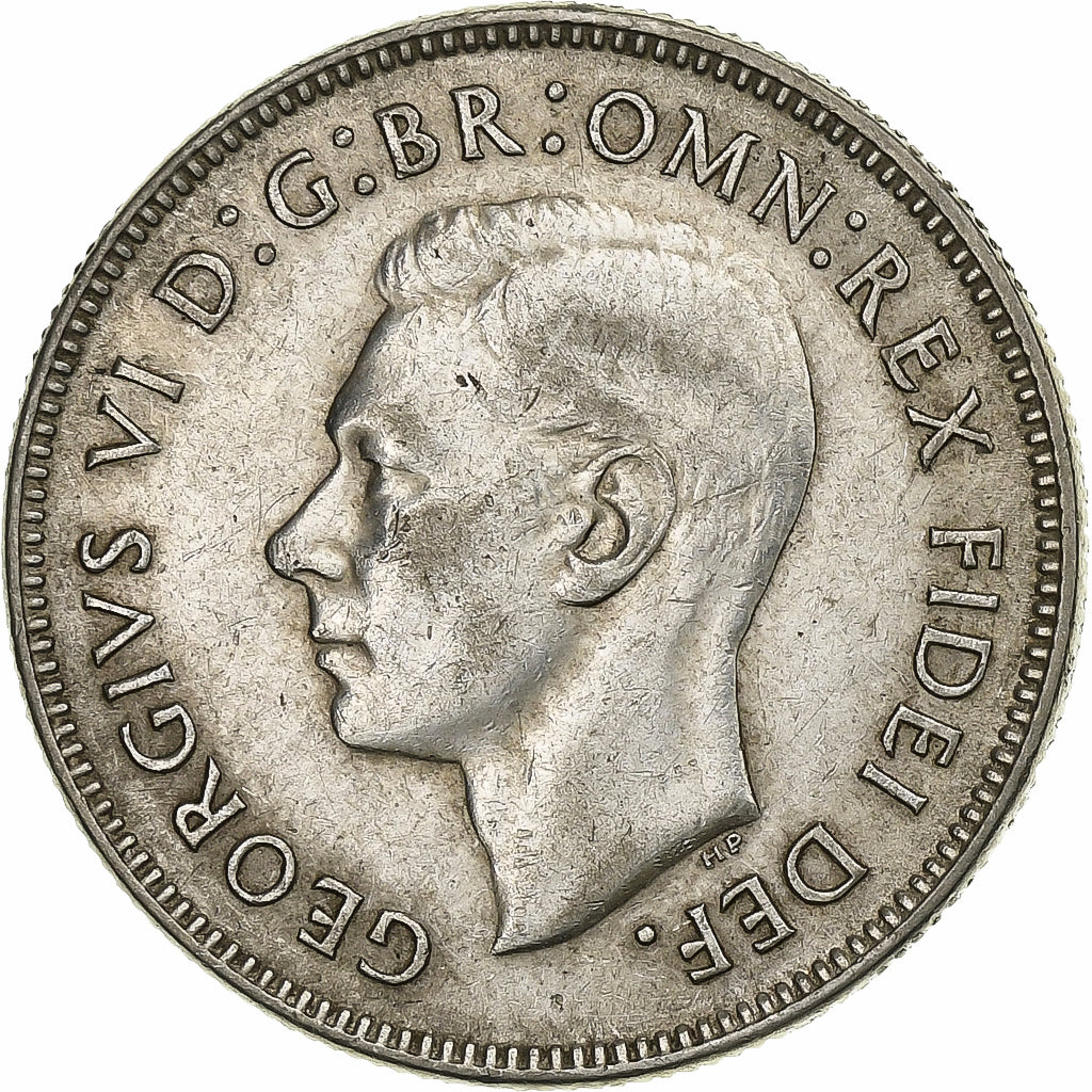 Australia, George VI, Florin, 1951, Melbourne, Silver, EF(40-45), KM:47