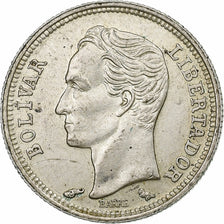 Venezuela, 50 Centimos, 1960, Paris, Silver, AU(50-53), KM:36a