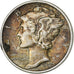United States, Dime, Mercury Dime, 1942, Philadelphia, Silver, AU(50-53), KM:140