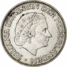 Netherlands, Juliana, 2-1/2 Gulden, 1960, Utrecht, Silver, EF(40-45), KM:185