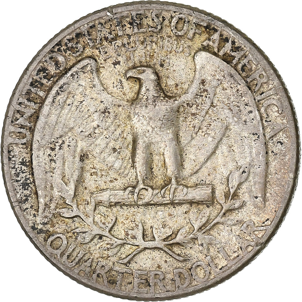 Verenigde Staten, Quarter, Washington Quarter, 1955, Philadelphia, Zilver, ZF