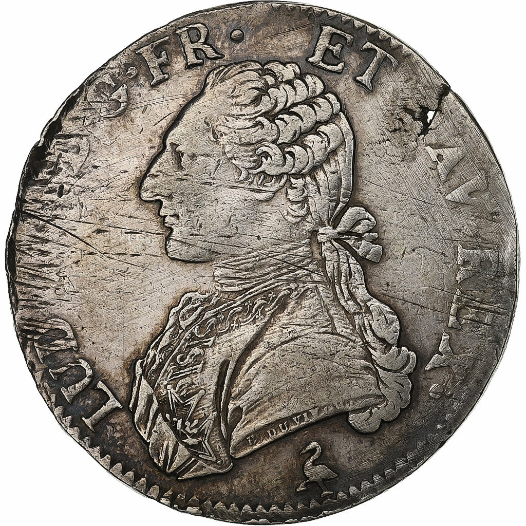 Frankreich, Louis XVI, Ecu, Écu aux branches d'olivier, 1784, Paris, Silber