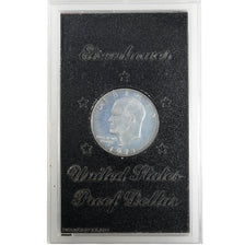 United States, Dollar, Eisenhower Dollar, 1971, San Francisco, Silver