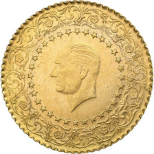 Turchia, 25 Kurush, 1969, Oro, BB, KM:870