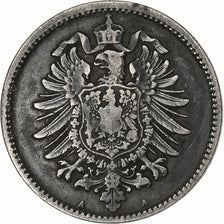 Empire allemand, Wilhelm I, Mark, 1874, Berlin, Argent, TB+, KM:7