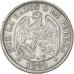 Chile, 20 Centavos, 1880, Santiago, Silver, EF(40-45), KM:138.2