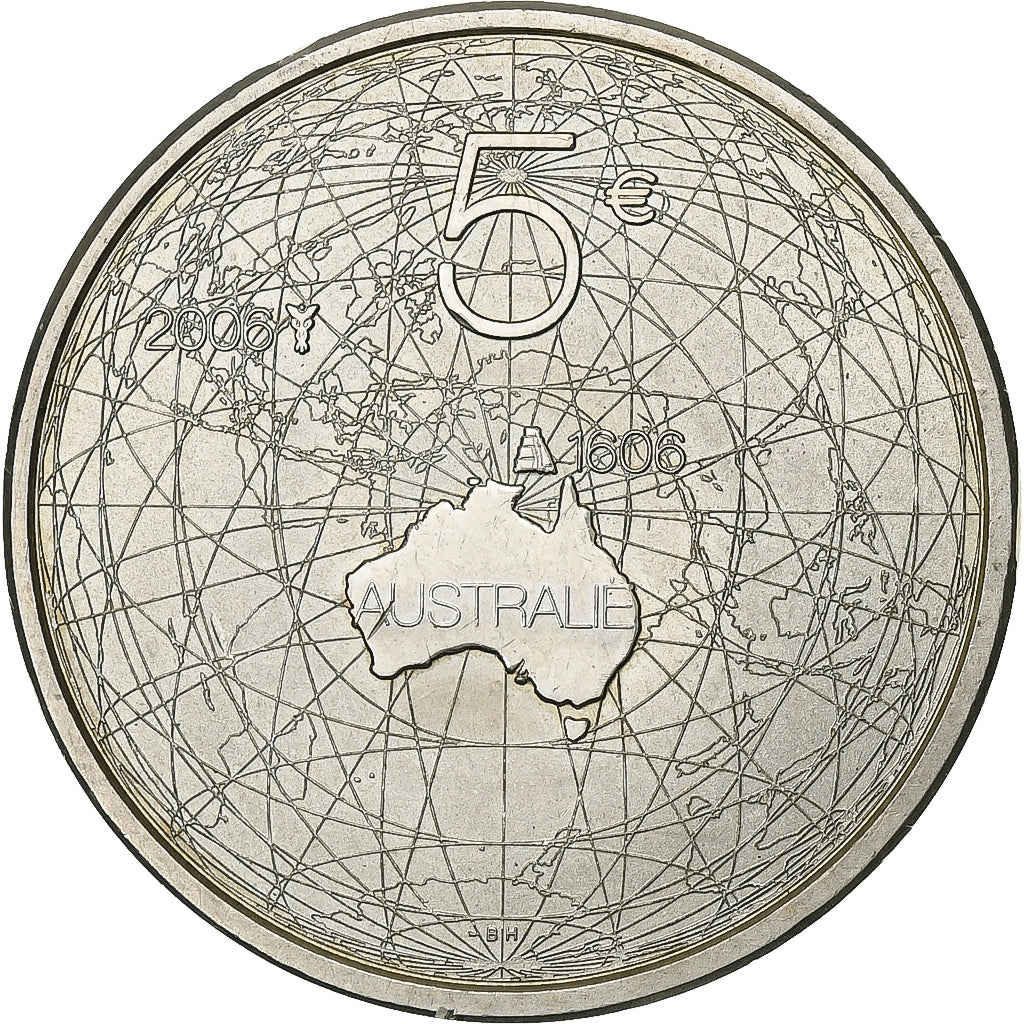 Netherlands, Beatrix, 5 Euro, 2006, Utrecht, Silver, AU(55-58), KM:255