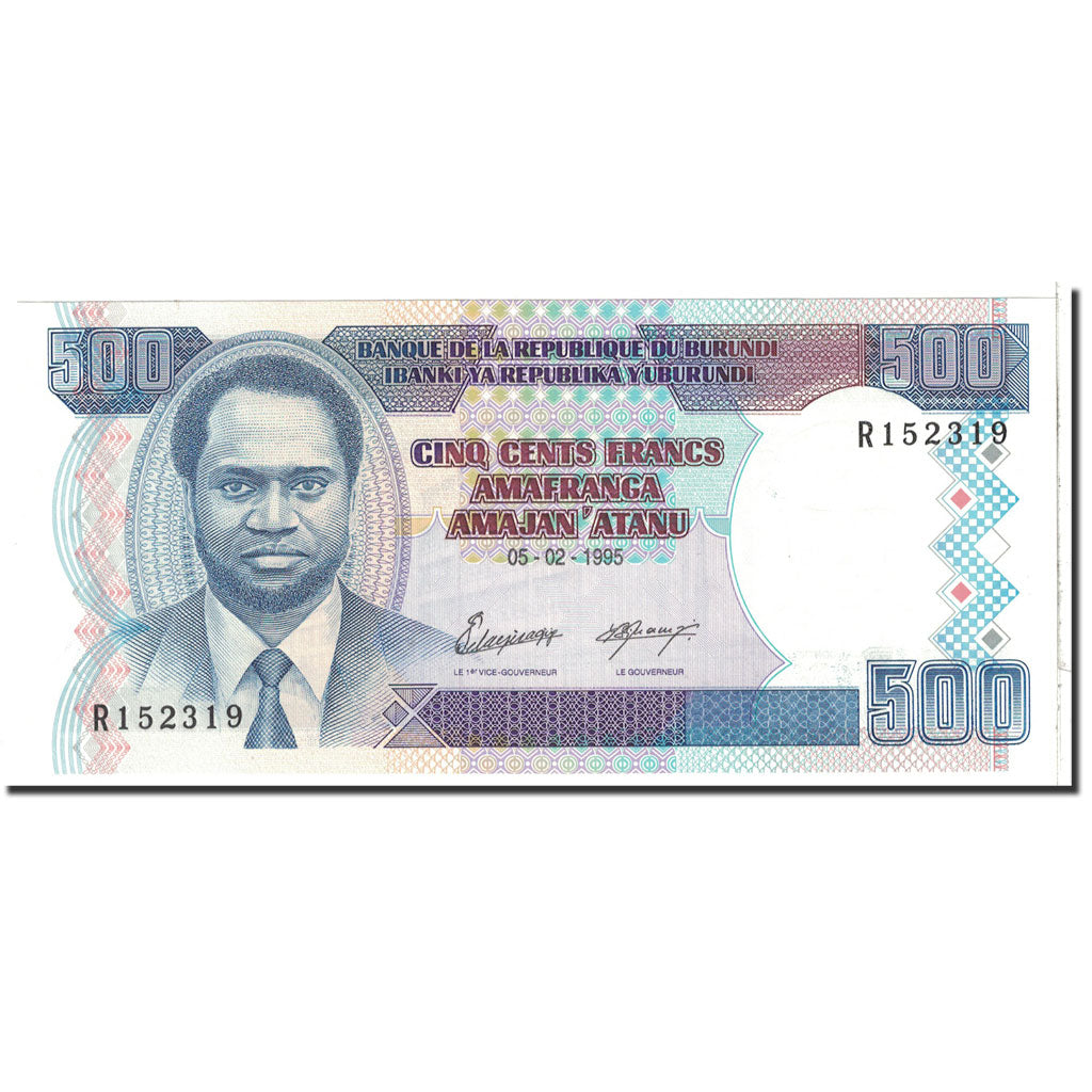 Banknote, Burundi, 500 Francs, 1995, 1995-02-05, KM:37a, UNC(65-70)