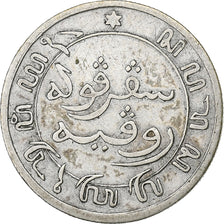 Índias Orientais Neerlandesas, Wilhelmina I, 1/10 Gulden, 1884, Utrecht, Prata