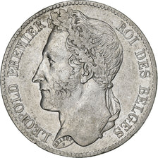 Belgium, Leopold I, 5 Francs, 5 Frank, 1835, Brussels, Silver, EF(40-45), KM:3.1