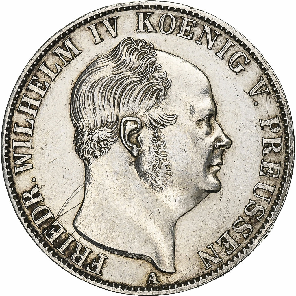 German States, PRUSSIA, Friedrich Wilhelm IV, Thaler, 1855, Berlin, Silver