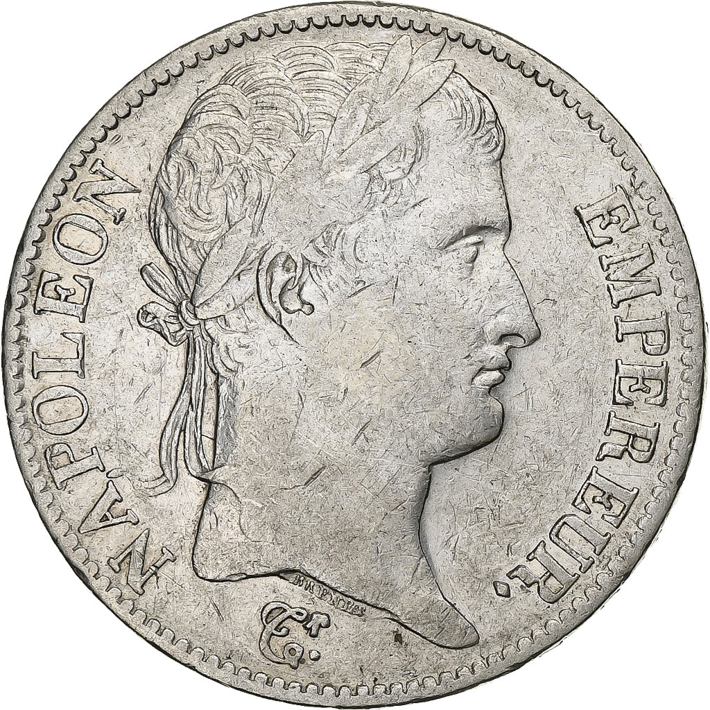 France, 5 Francs, Napoléon I, 1812, Bordeaux, Silver, EF(40-45), KM:694.8